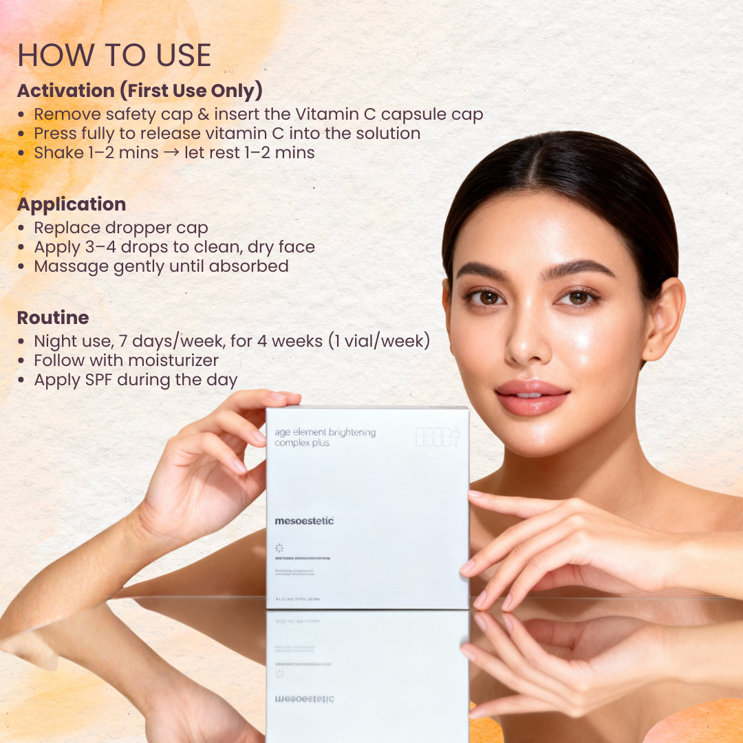 Mesoestetic Age Element Brightening Complex Plus - 4 x 5.5 ml