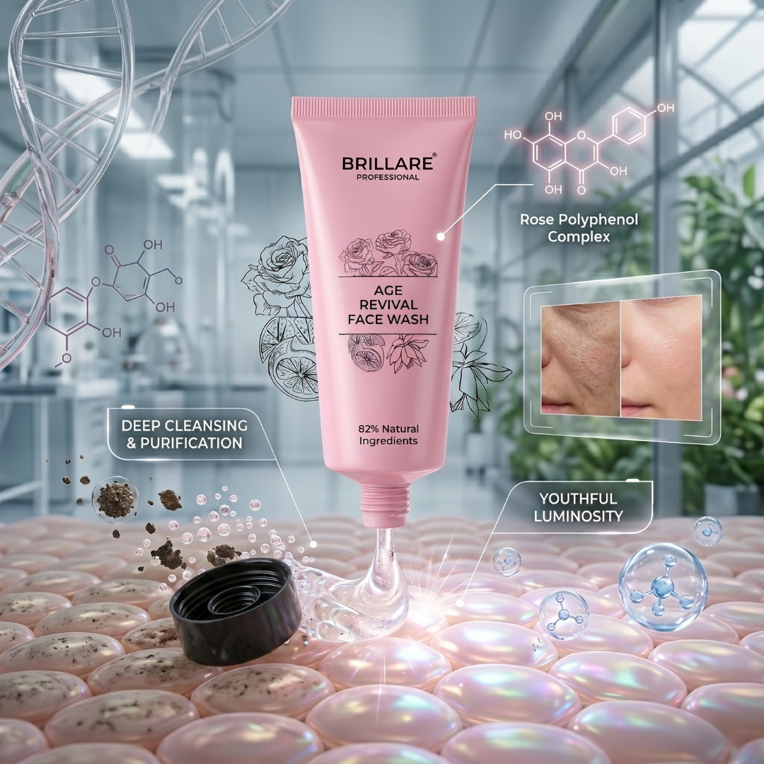 Brillare Professional Age Revival Face Wash (100ml)