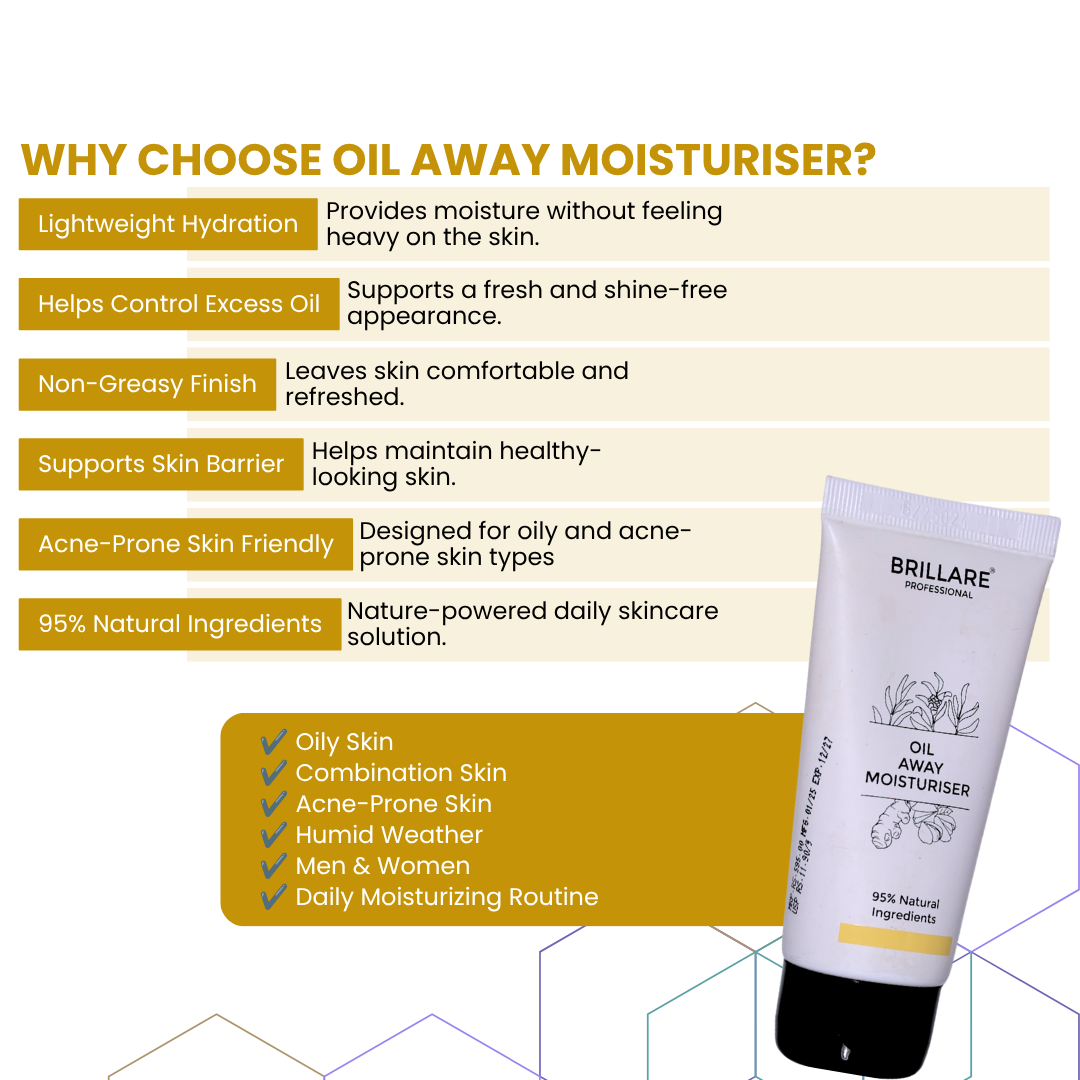 Brillare Professional Oil Away Moisturiser (50g)