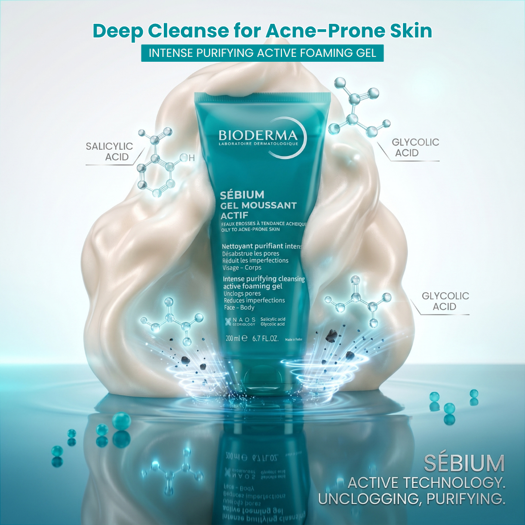 Bioderma Sebium Gel Moussant Actif