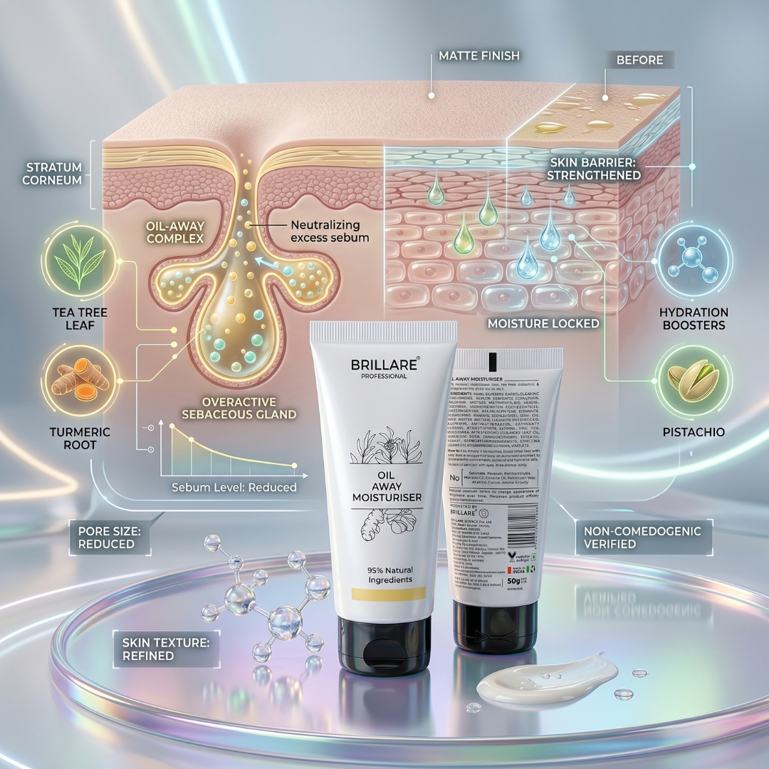 Brillare Professional Oil Away Moisturiser (50g)