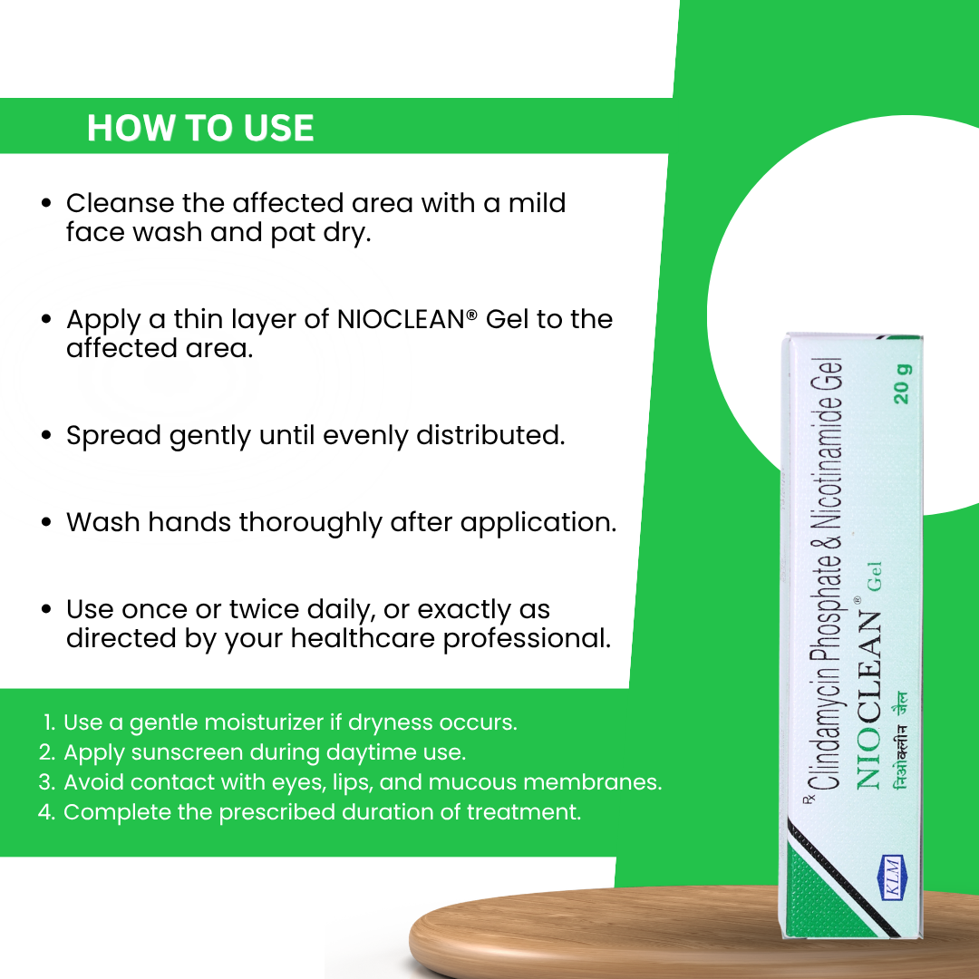 Clindamycin Phosphate & Nicotinamide Gel