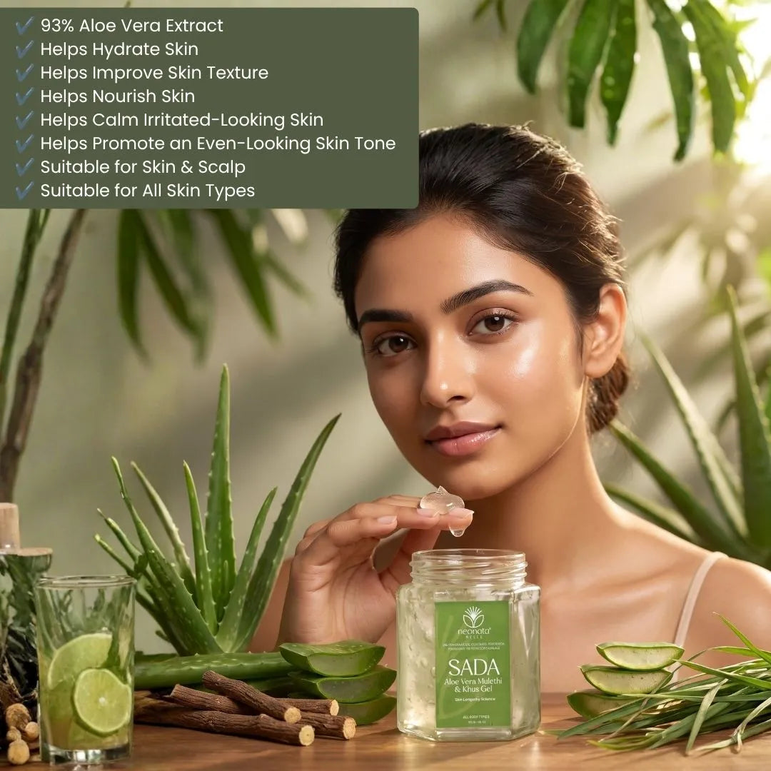 Neonata Belle Sada Aloe vera Mulethi & Khus Gel