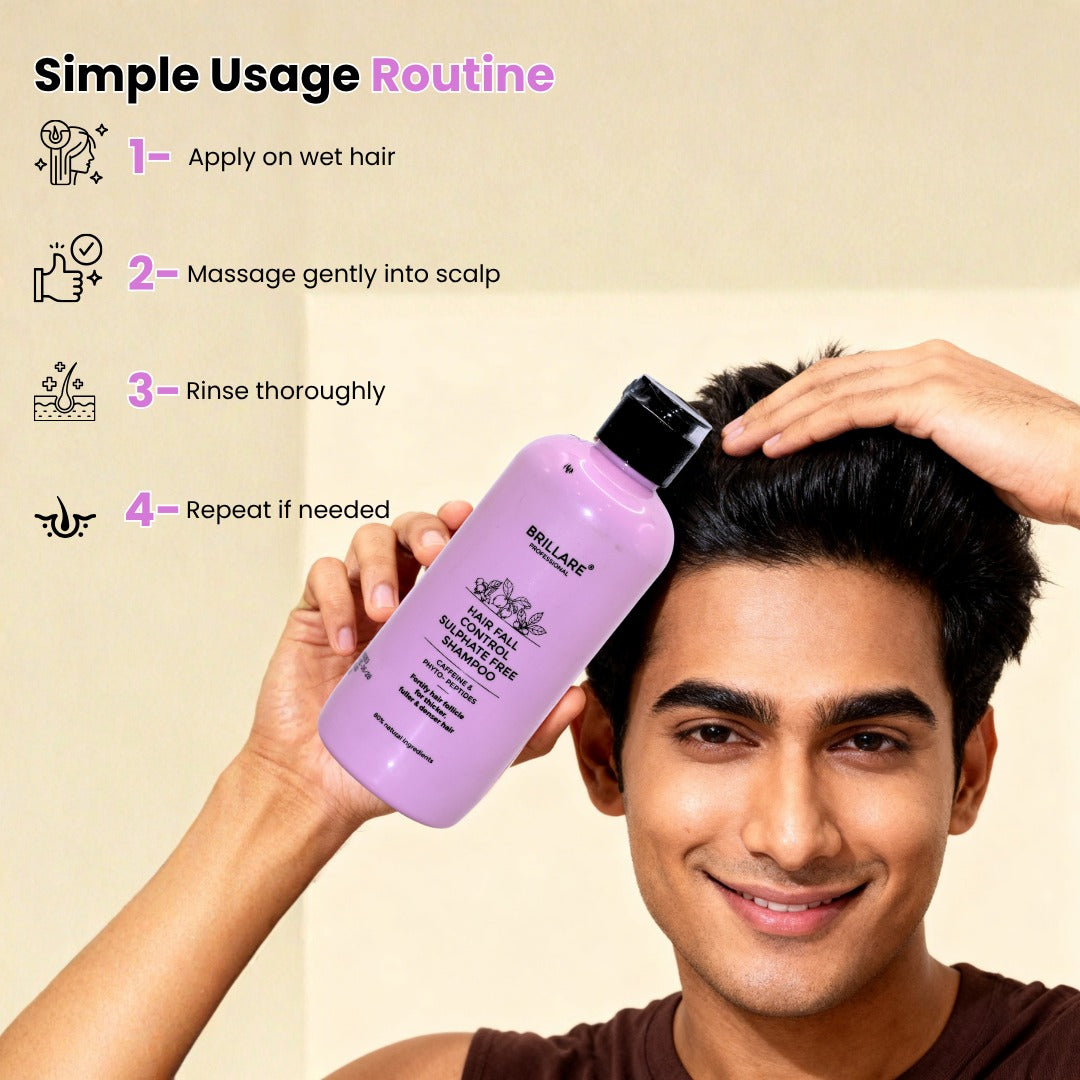 Brillare Hair Fall Control Sulfate Free Shampoo