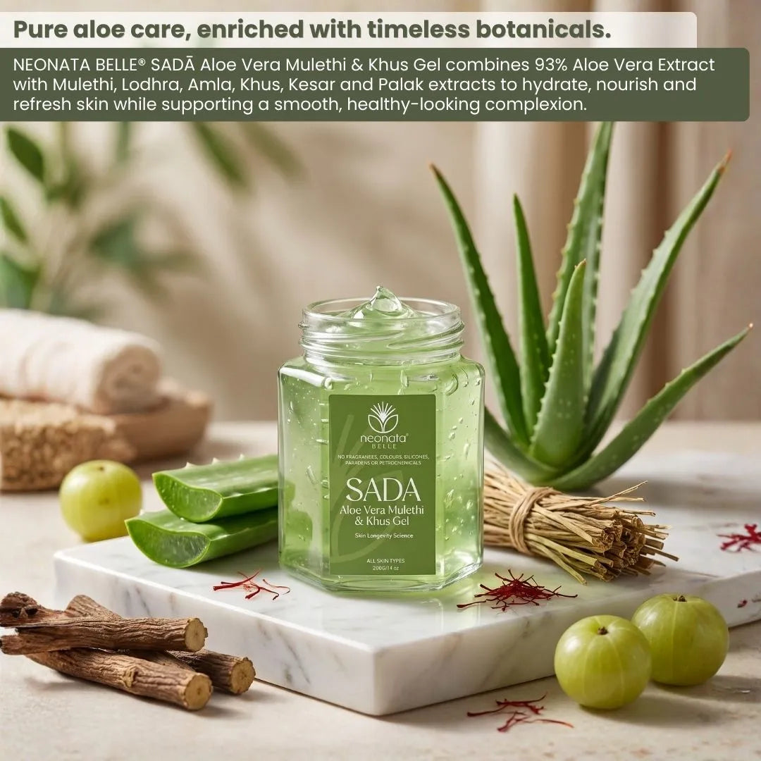 Neonata Belle Sada Aloe vera Mulethi & Khus Gel