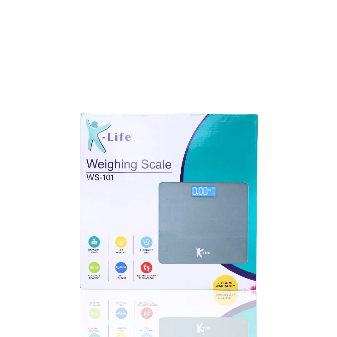 K-Life WS 101 Digital Personal Electronic Body Weight Machine Grey