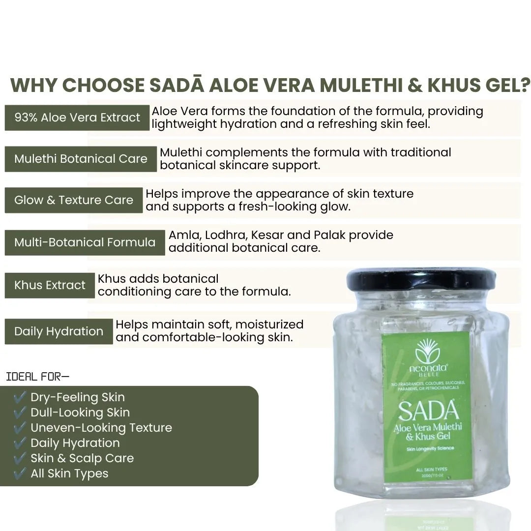 Neonata Belle Sada Aloe vera Mulethi & Khus Gel