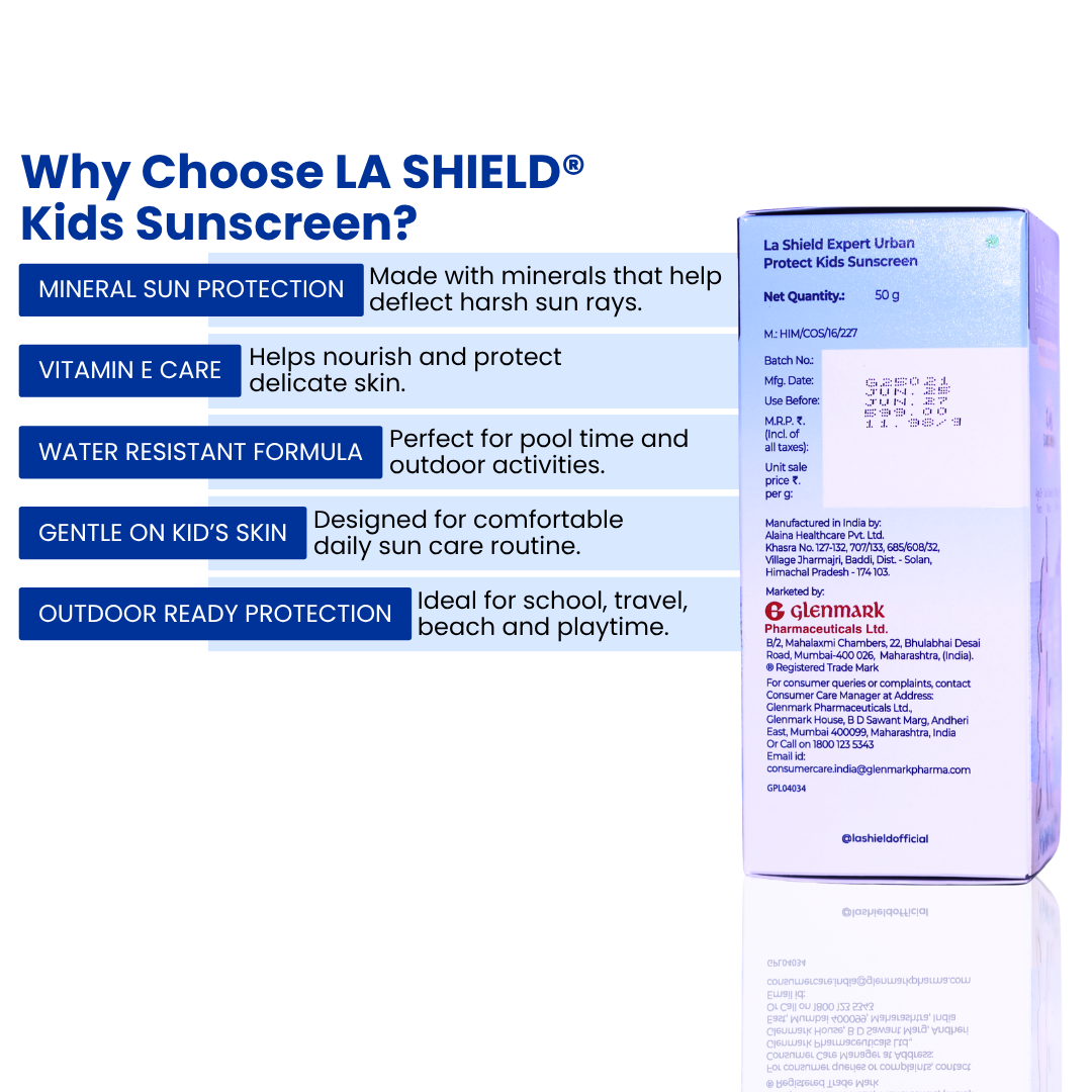 La Shield Kids Mineral Sunscreen SPF 50 PA+++
