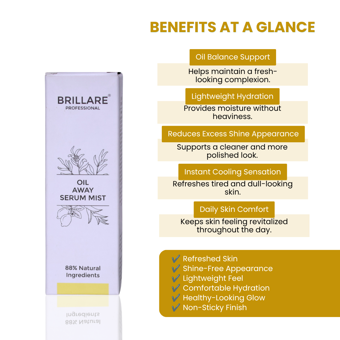 Brillare Professional Oil Away Serum Mist (50ml)