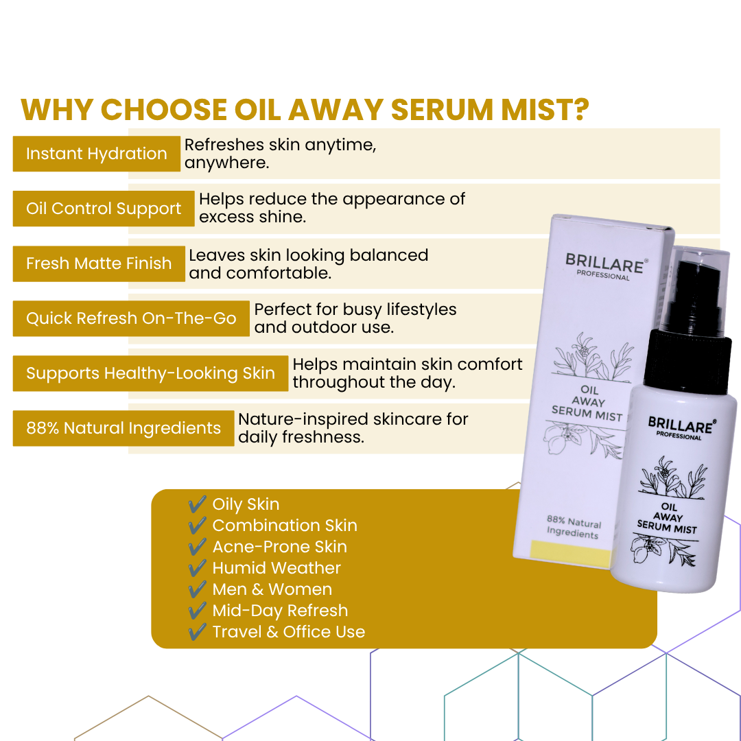 Brillare Professional Oil Away Serum Mist (50ml)