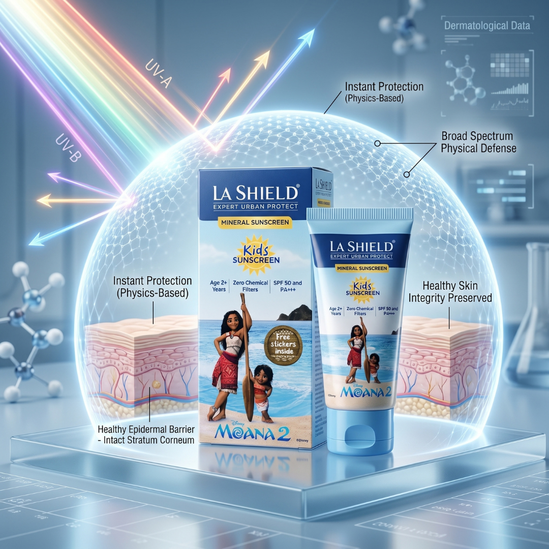 La Shield Kids Mineral Sunscreen SPF 50 PA+++