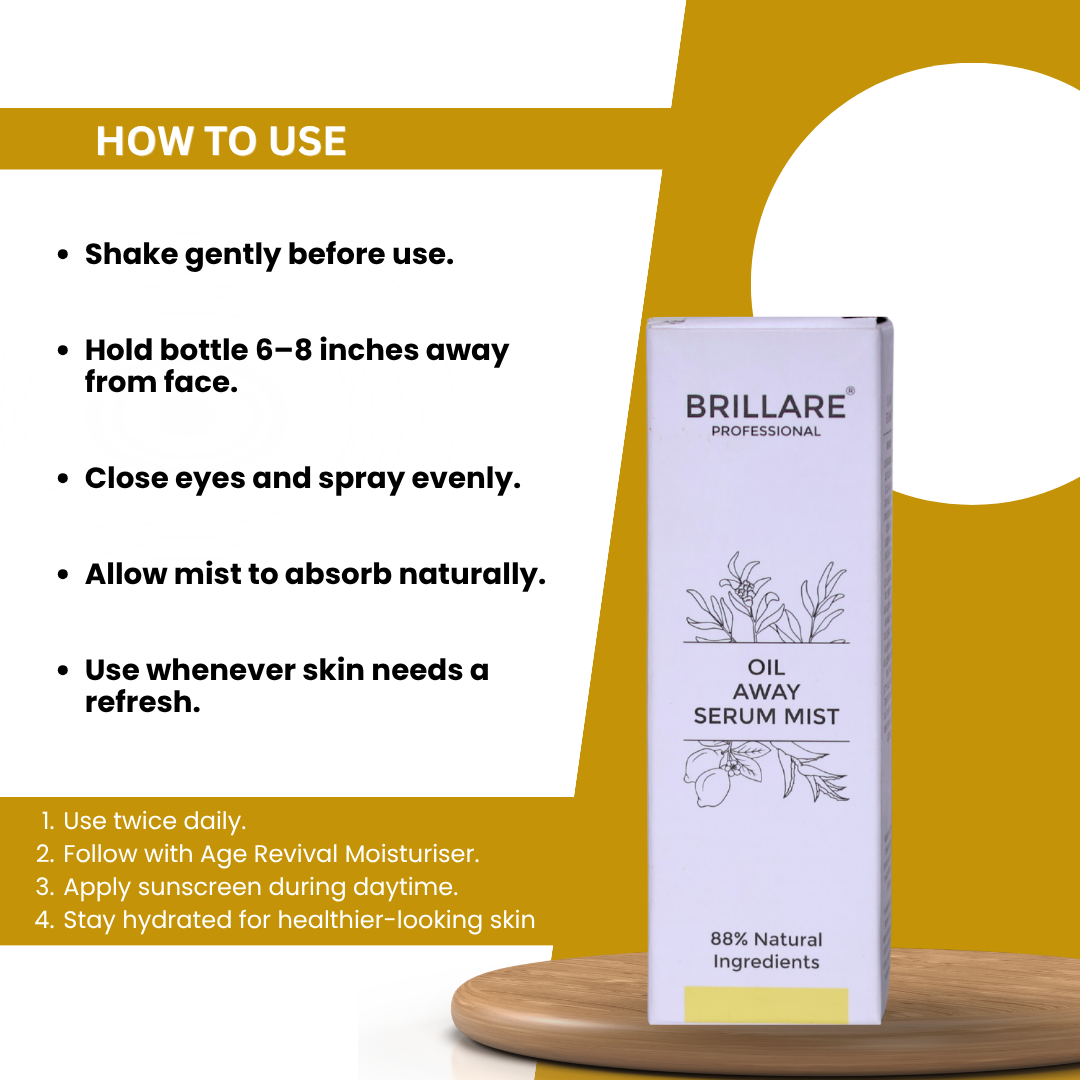 Brillare Professional Oil Away Serum Mist (50ml)