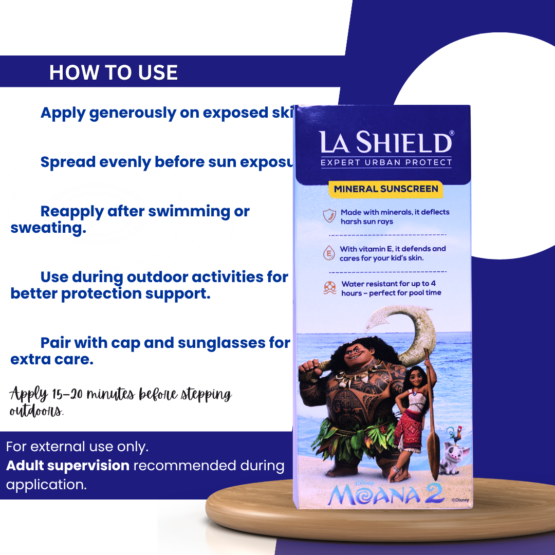 La Shield Kids Mineral Sunscreen SPF 50 PA+++