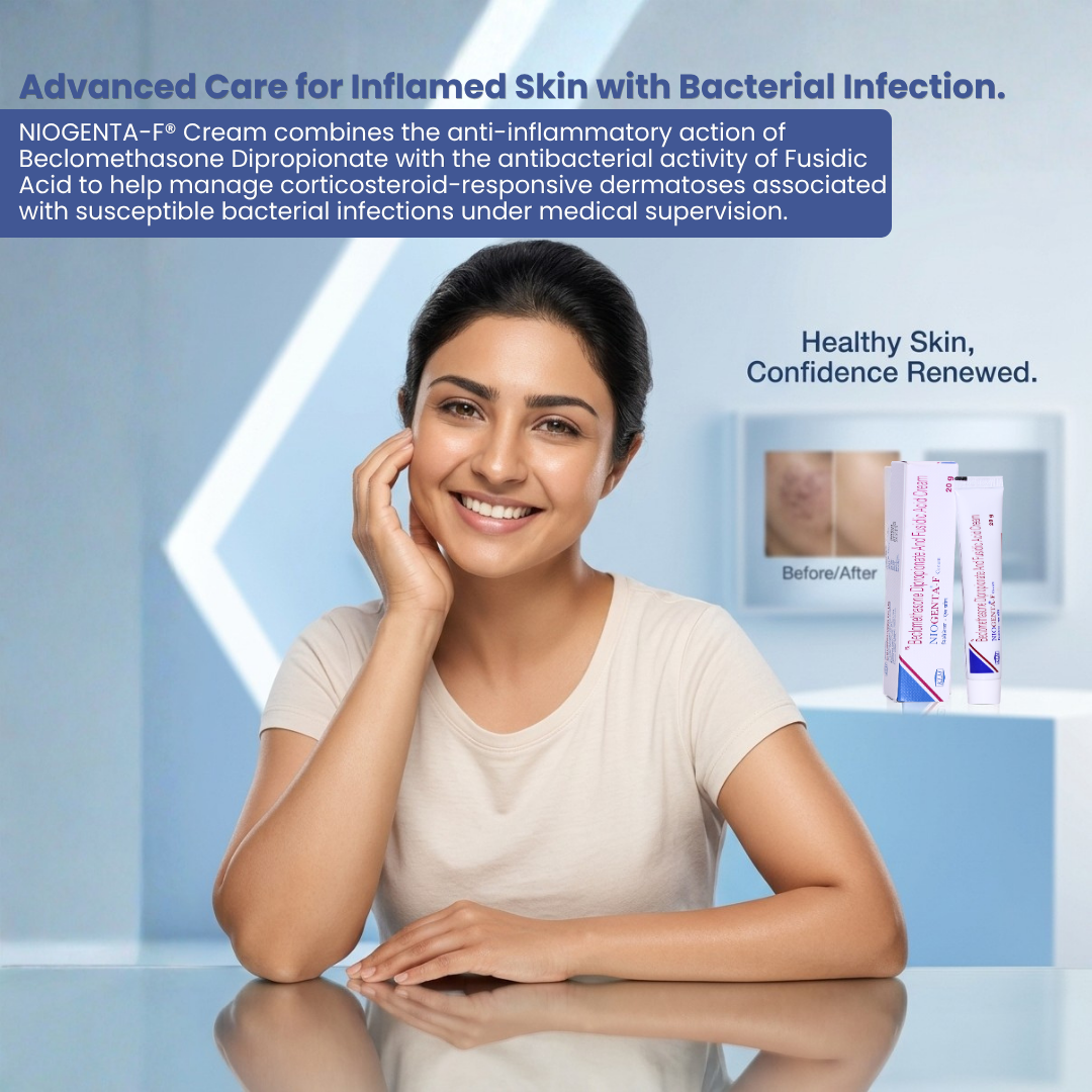 NIOGENTA-F (Beclomethasone Dipropionate & Fusidic Acid Cream)