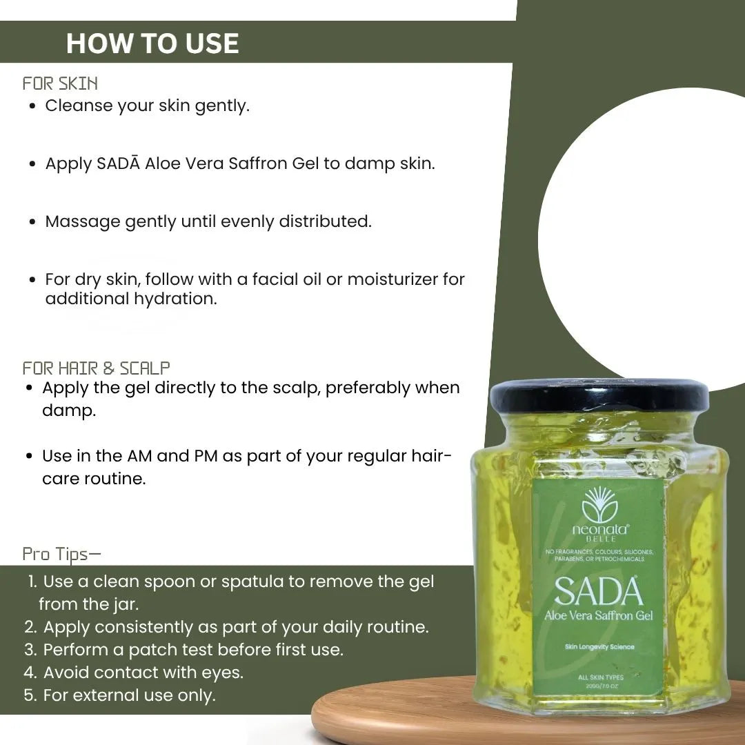 Neonata Belle Sada Aloe Vera Saffron Gel