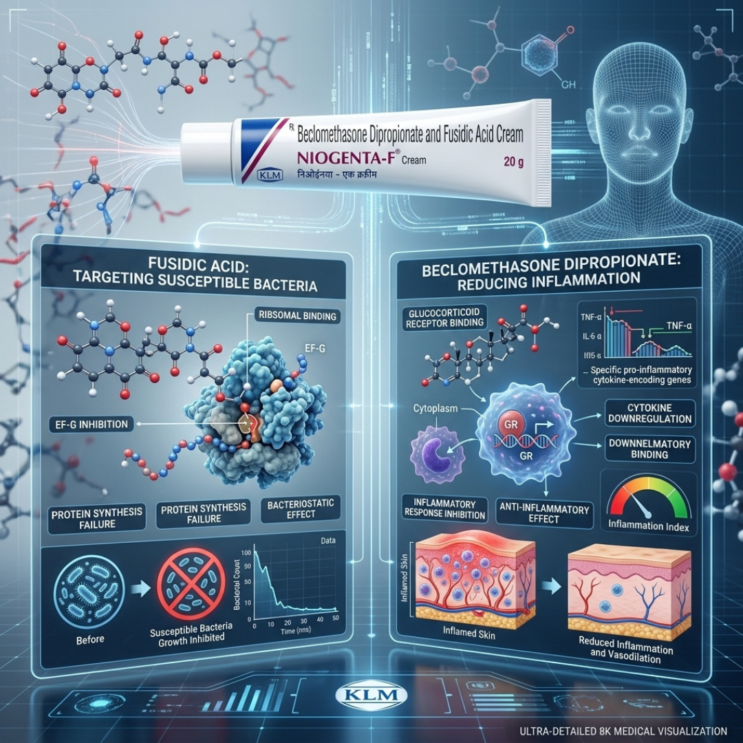 NIOGENTA-F (Beclomethasone Dipropionate & Fusidic Acid Cream)