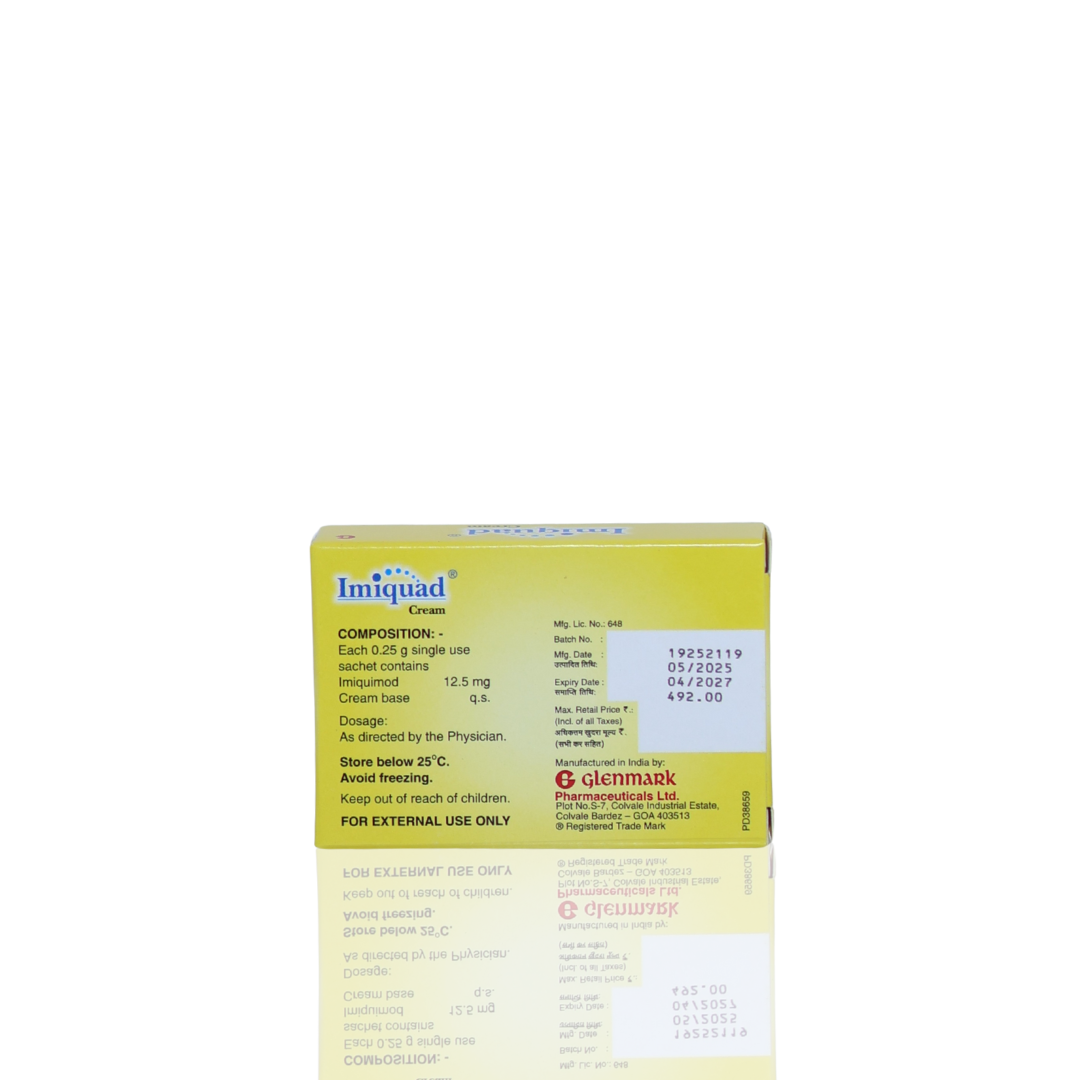 Imiquad Cream Sachet 3x0.25 gm