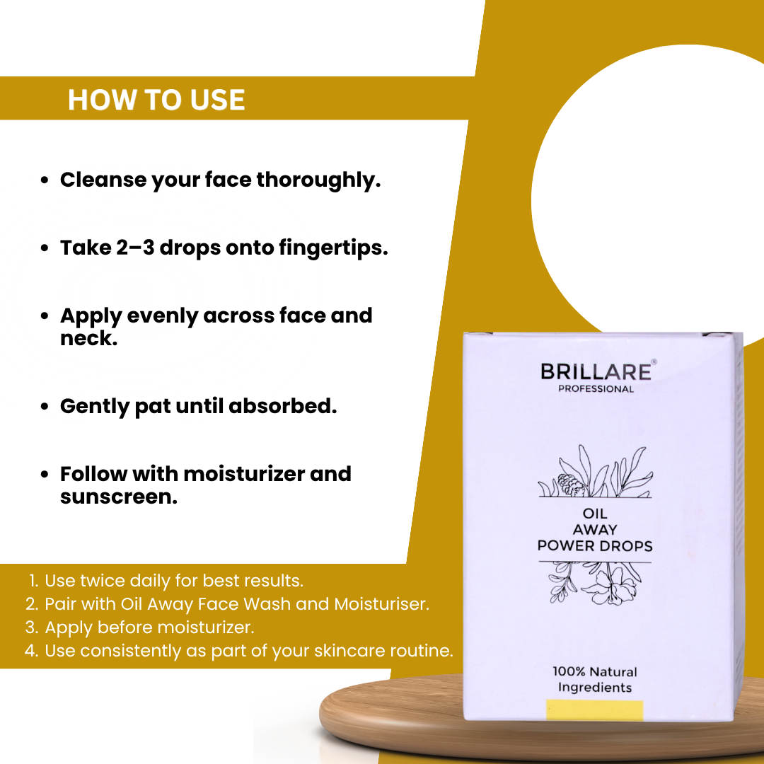 Brillare Professional Oil Away Power Drops (15ml)