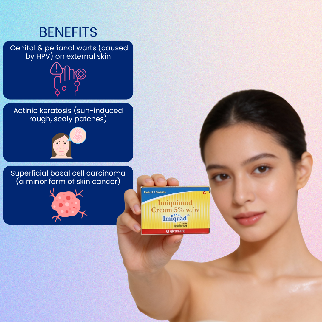 Imiquad Cream Sachet 3x0.25 gm