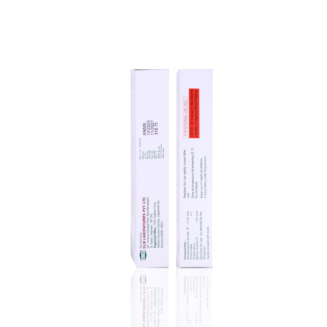 Two white tubes with text on a white background