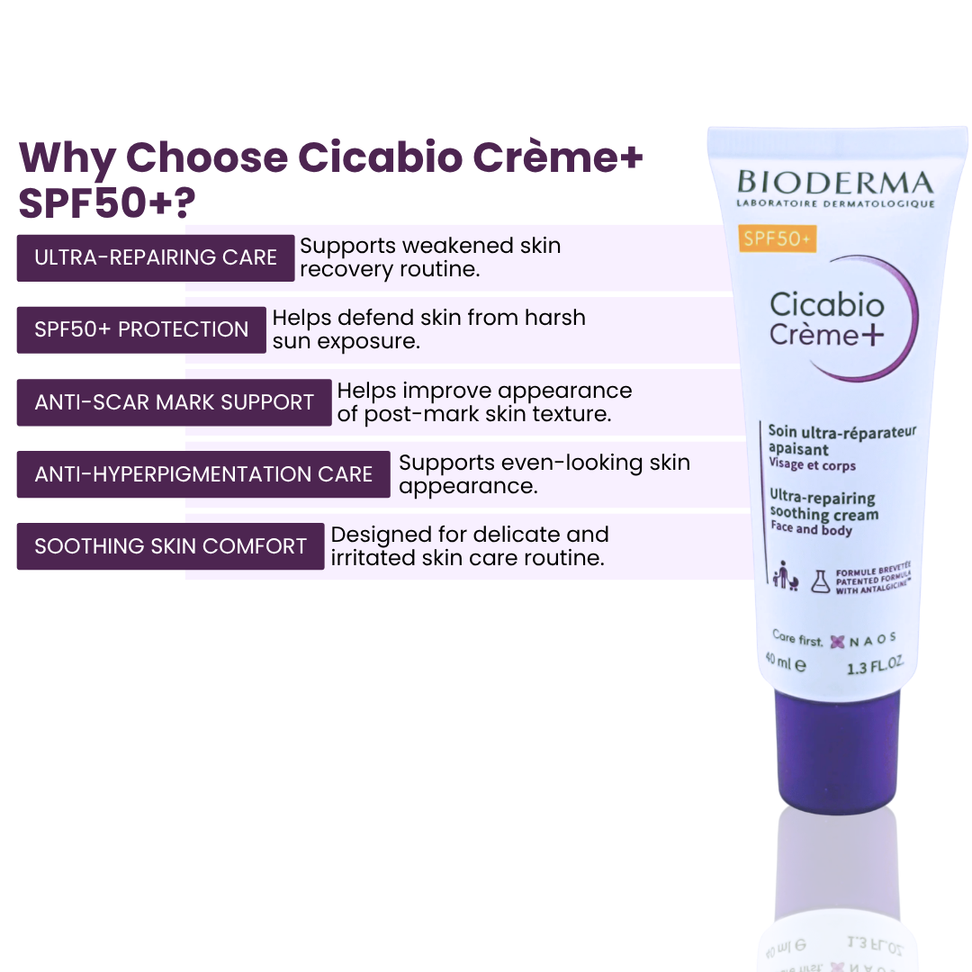 Bioderma Cicabio SPF 50+ Sunscreen Cream