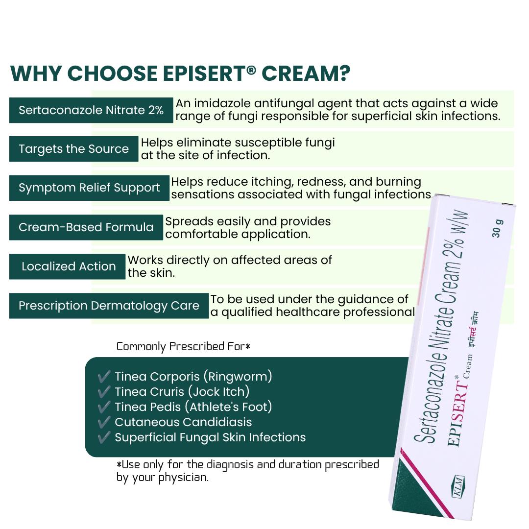 Sertaconazole Nitrate Cream 2% ww