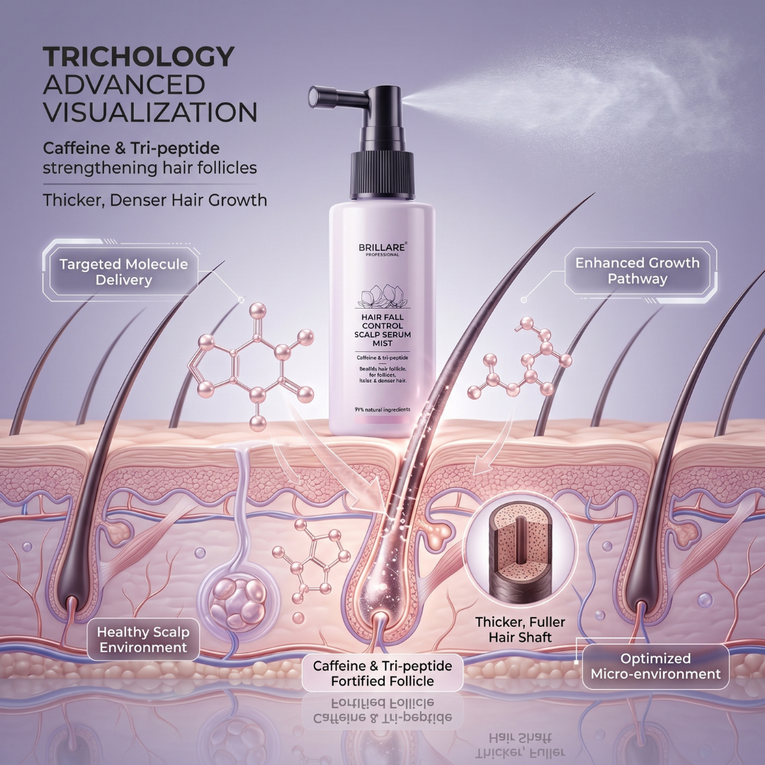 Brillare Professional Hairfall Control Scalp Serum Mist (50ml)
