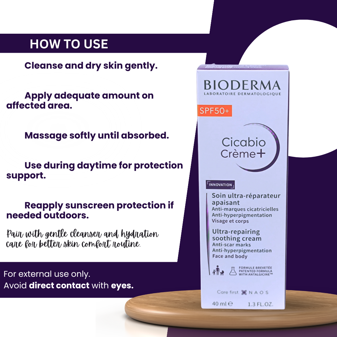 Bioderma Cicabio SPF 50+ Sunscreen Cream