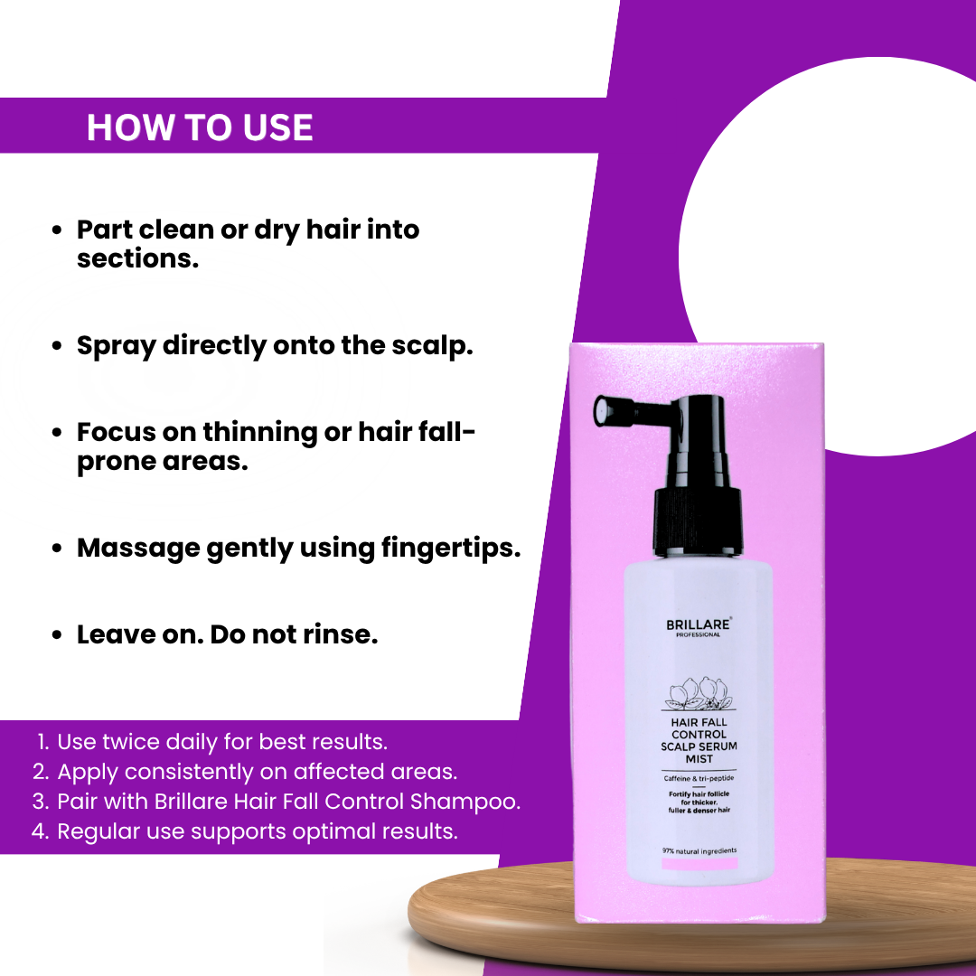 Brillare Professional Hairfall Control Scalp Serum Mist (50ml)