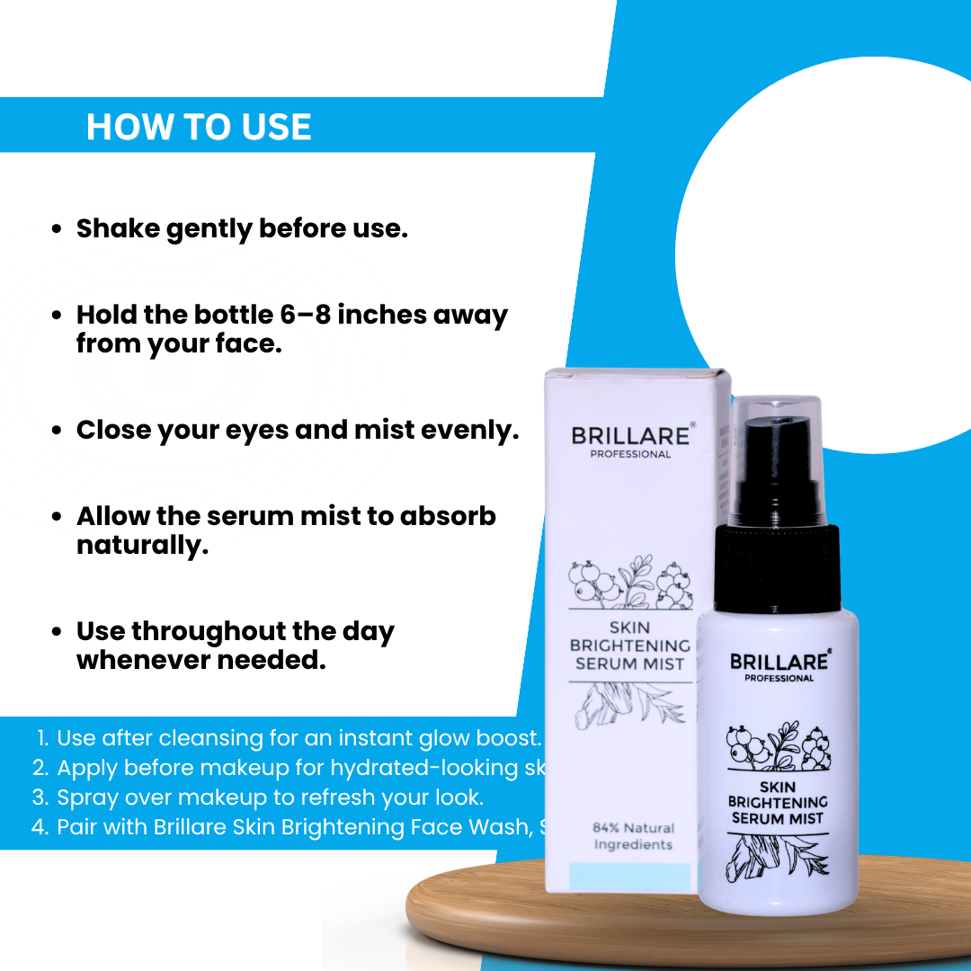 Brillare Professional Skin Brightening Serum Mist (50ml)