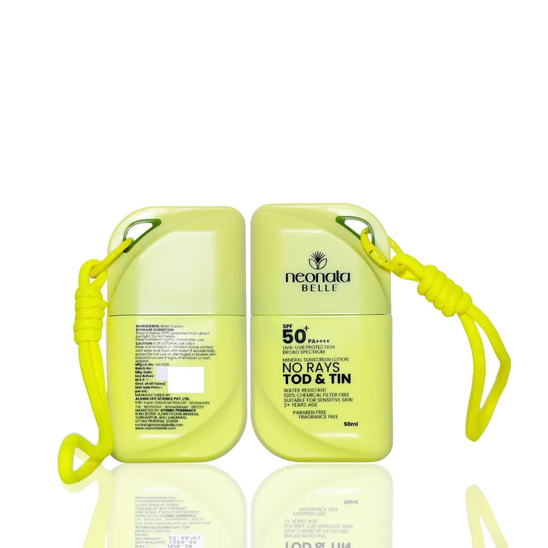 Neonata Belle Mineral Sunscreen Lotion Spf 50+ No Rays Tod & Tin