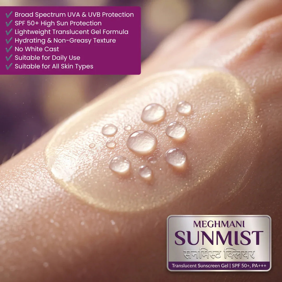 Sunmist Clear Translucent Sunscreen Gel SPF 50+ 50gm