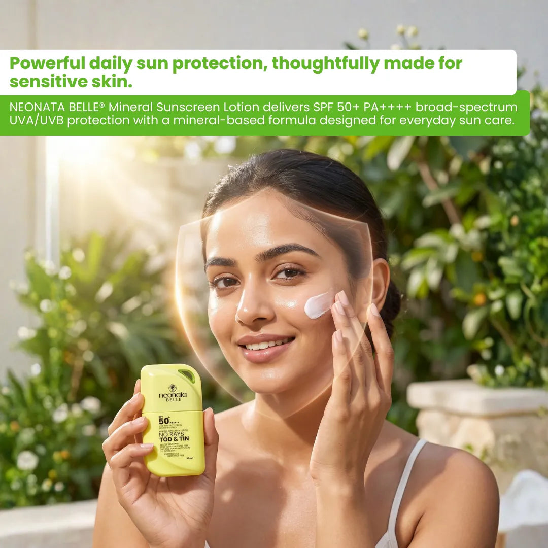 Neonata Belle Mineral Sunscreen Lotion Spf 50+ No Rays Tod & Tin