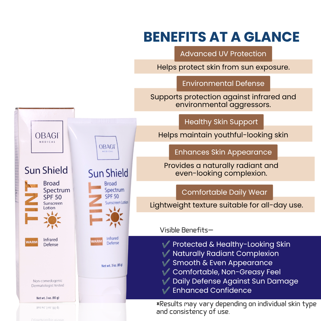 Sun Shield Tint Broad Spectrum SPF 50 Sunscreen Lotion