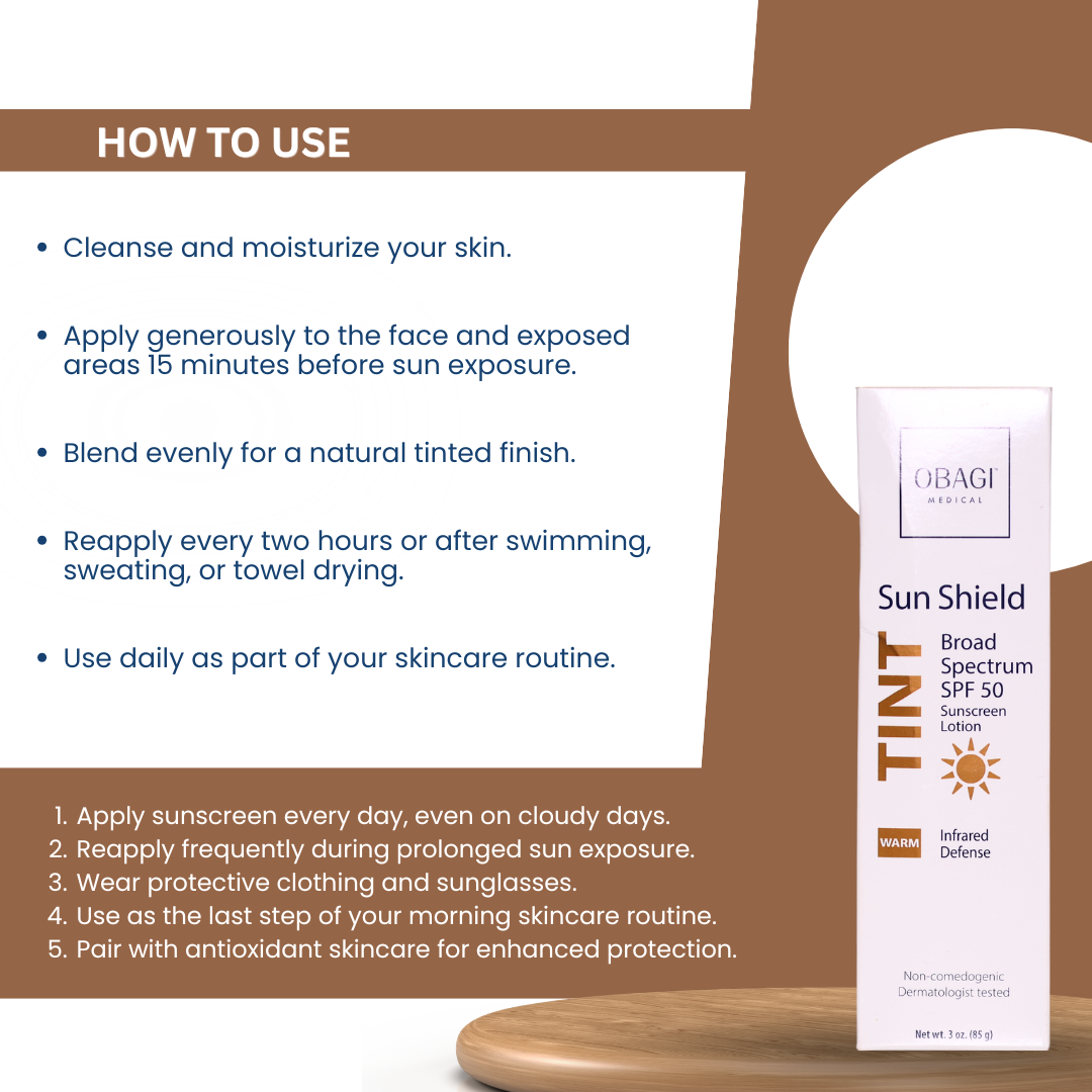 Sun Shield Tint Broad Spectrum SPF 50 Sunscreen Lotion