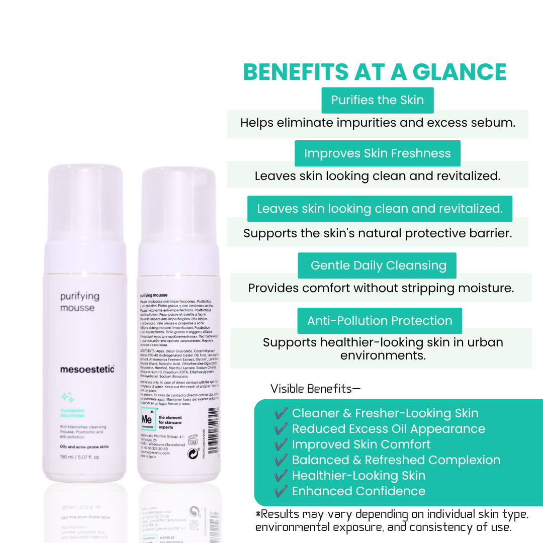 Mesoestetic Anti-Blemishes Purifying Cleansing Mousse