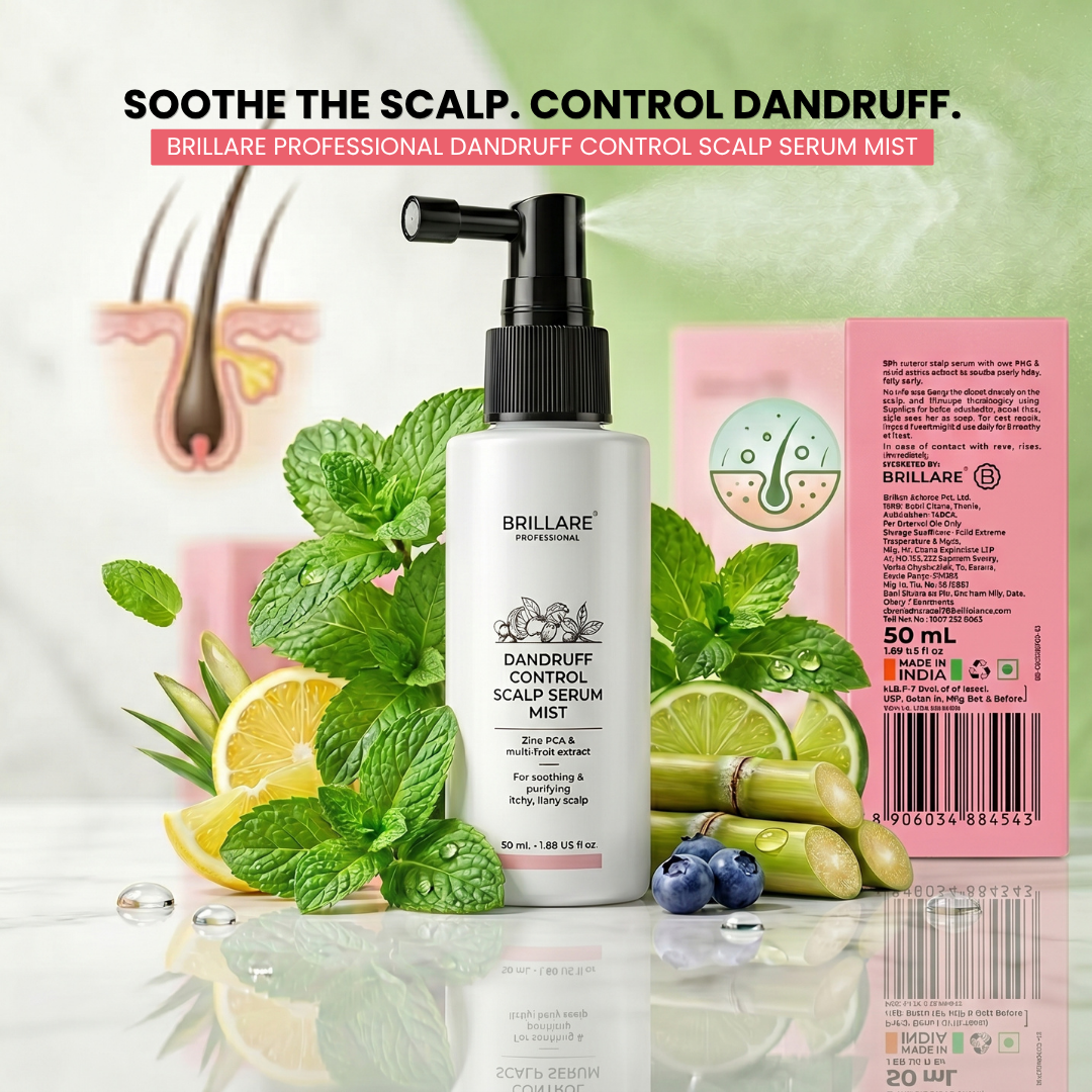 Brillare Professional Dandruff Control Scalp Serum Mist (50ml)