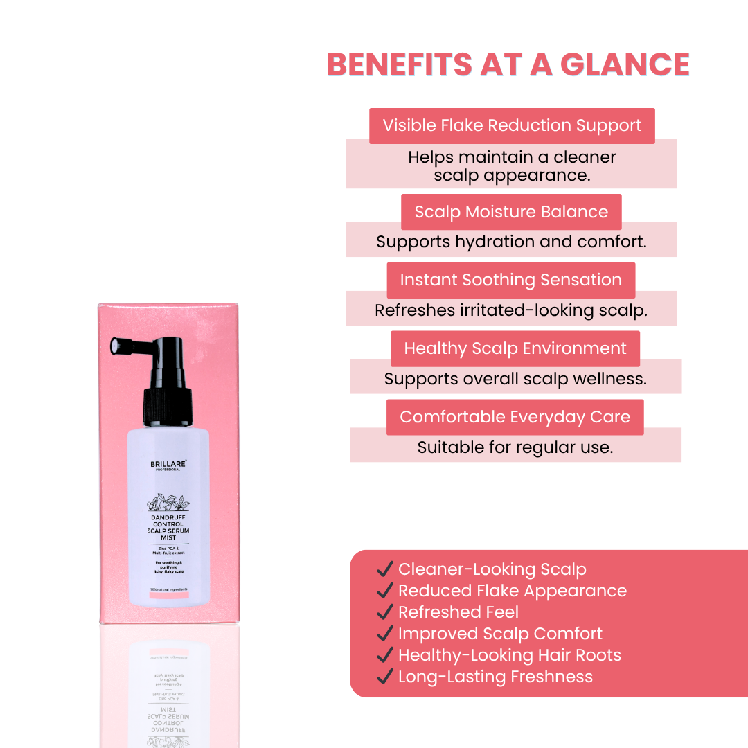 Brillare Professional Dandruff Control Scalp Serum Mist (50ml)