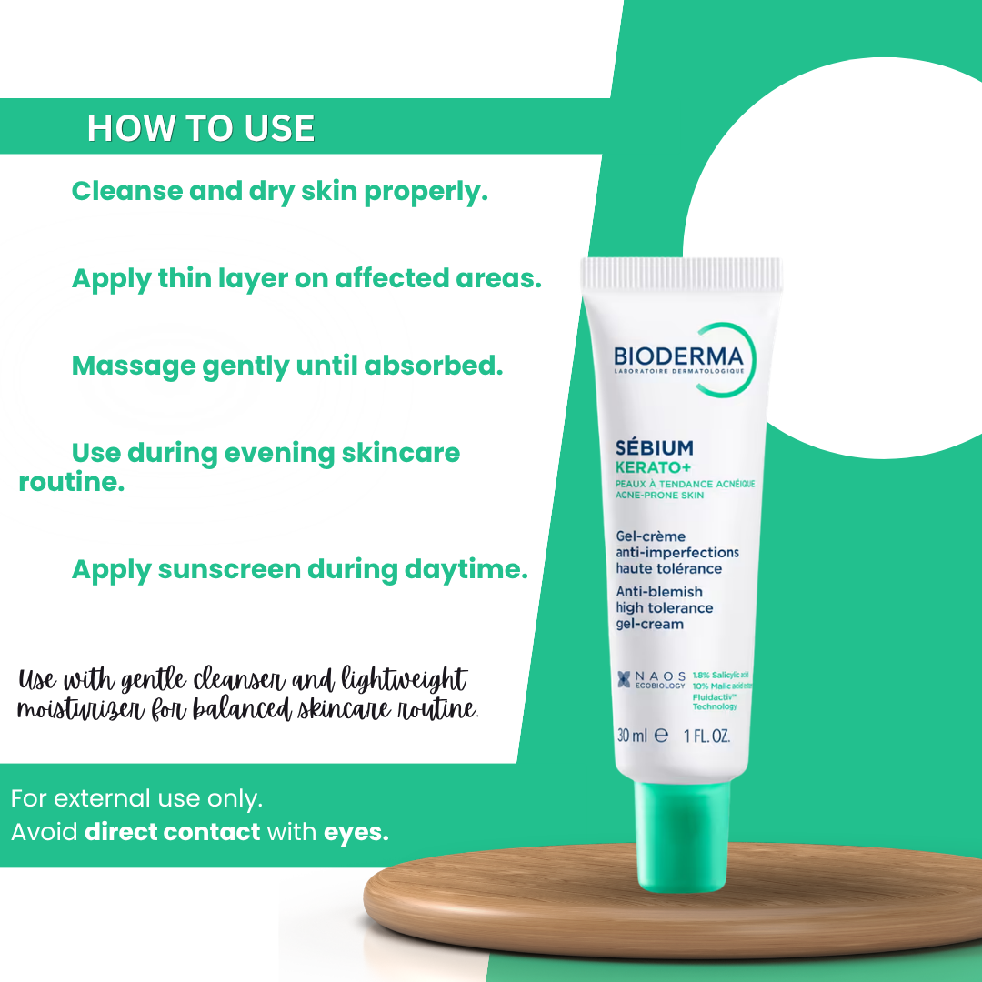 Bioderma Sebium Kerato+ Gel Cream (30 ml)