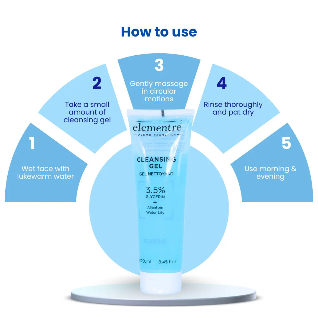 Elementre cleansing gel 3.5% glycerin 250ml