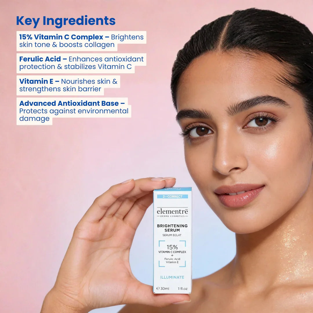Elementre brightening serum 15% vitamin c complex 30ml