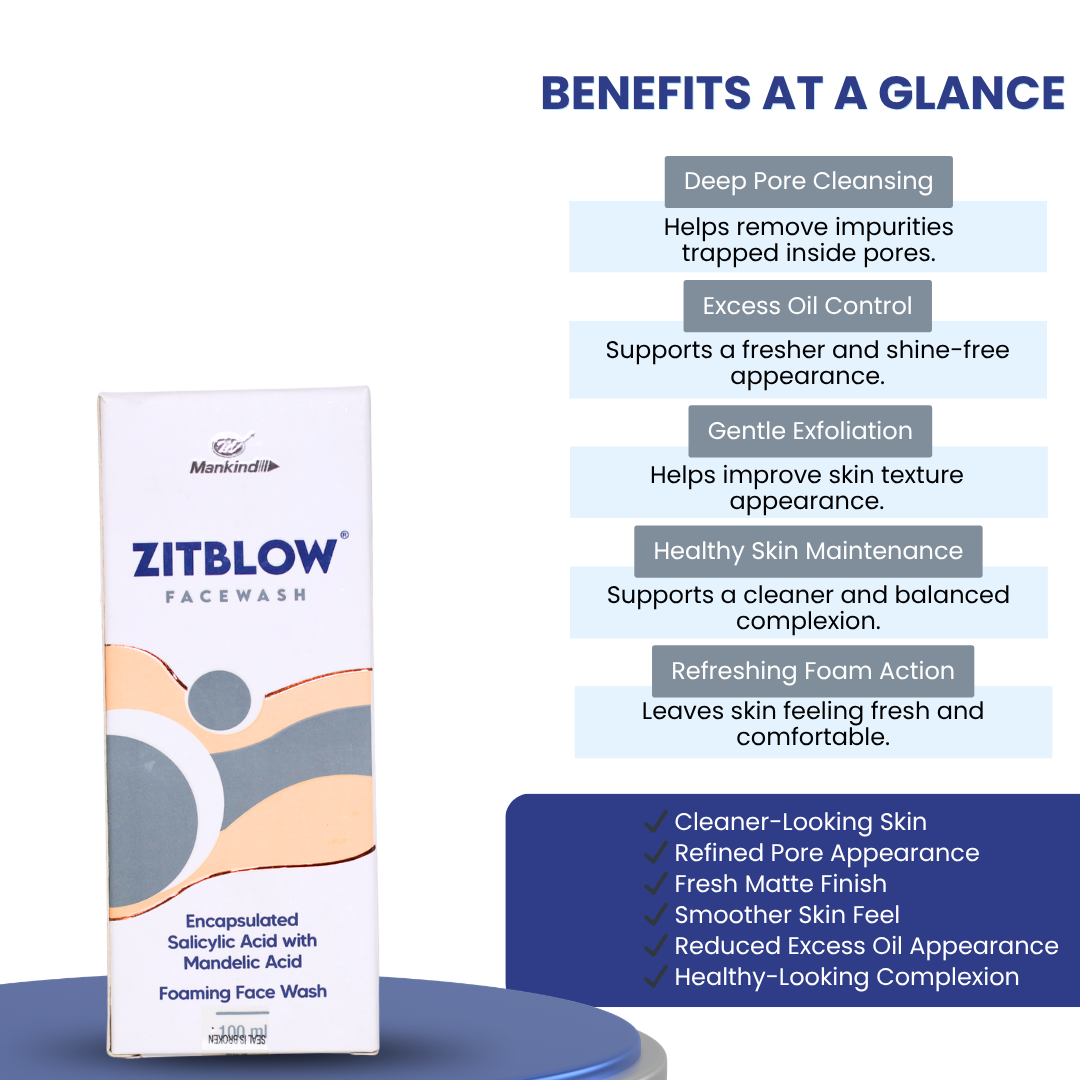 Mankind ZITBLOW Face Wash