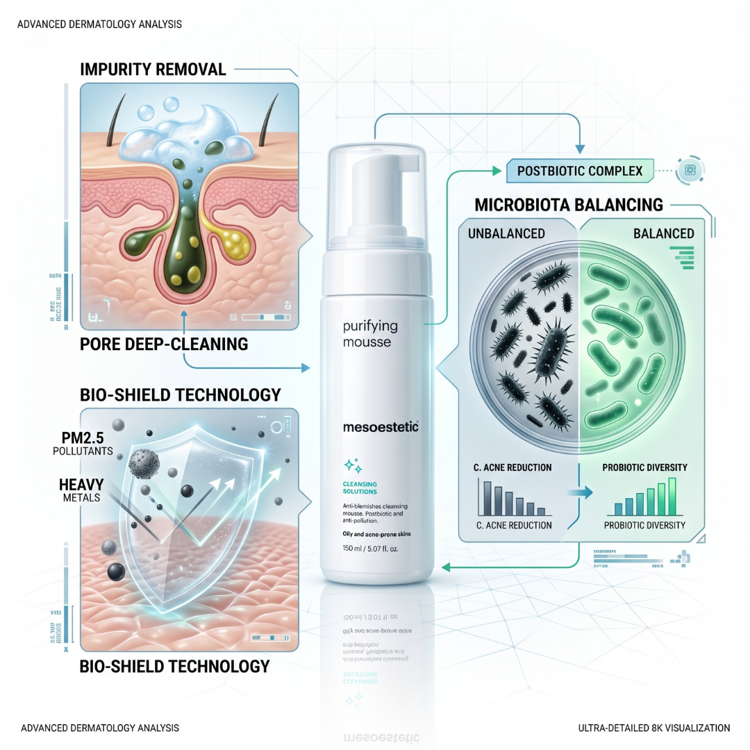 Mesoestetic Anti-Blemishes Purifying Cleansing Mousse