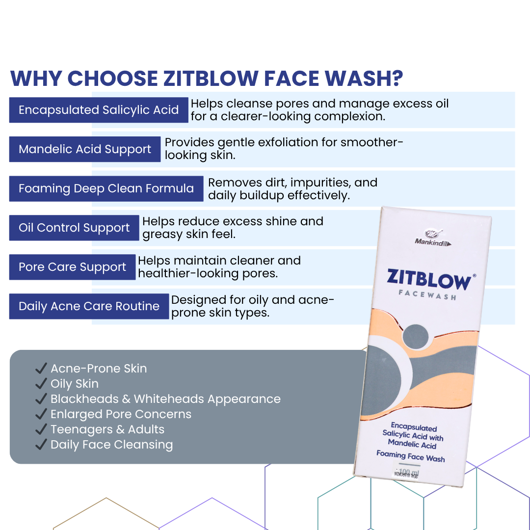 Mankind ZITBLOW Face Wash