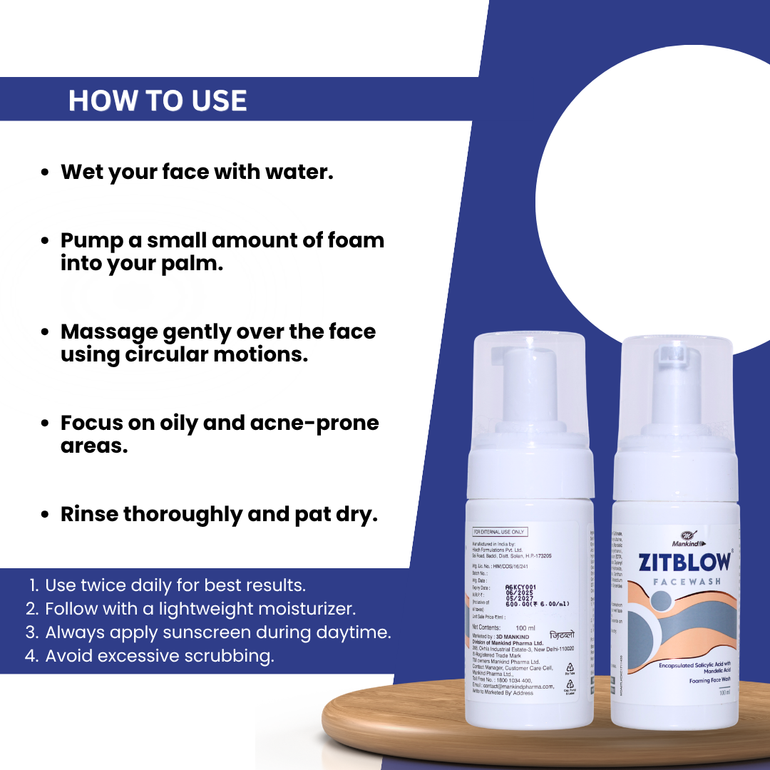 Mankind ZITBLOW Face Wash