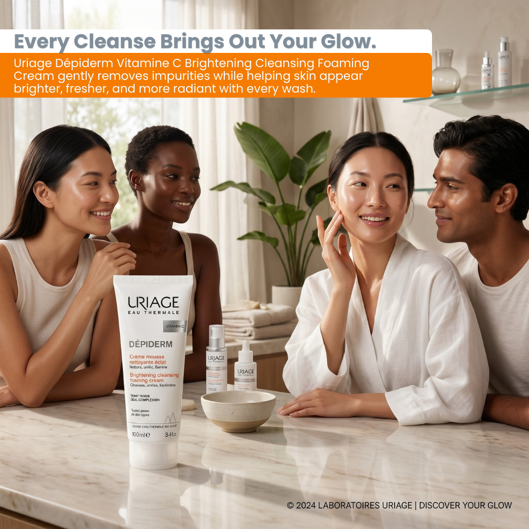Uriage Dépiderm Vitamin C Brightening Cleansing Foaming Cream