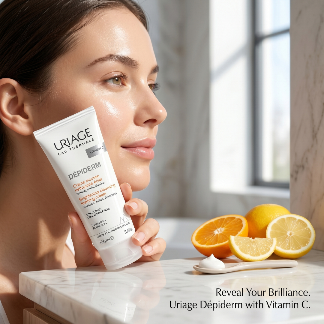 Uriage Dépiderm Vitamin C Brightening Cleansing Foaming Cream
