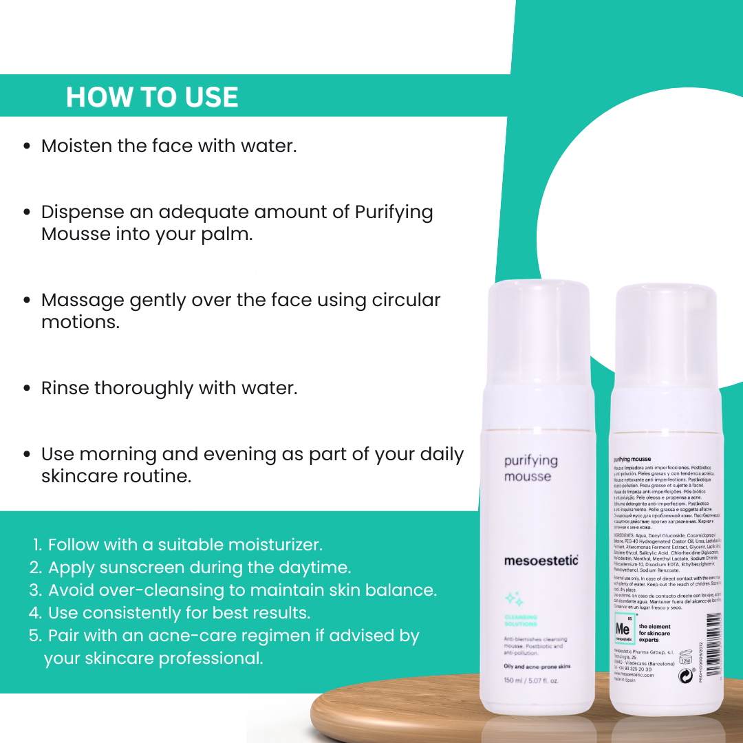 Mesoestetic Anti-Blemishes Purifying Cleansing Mousse