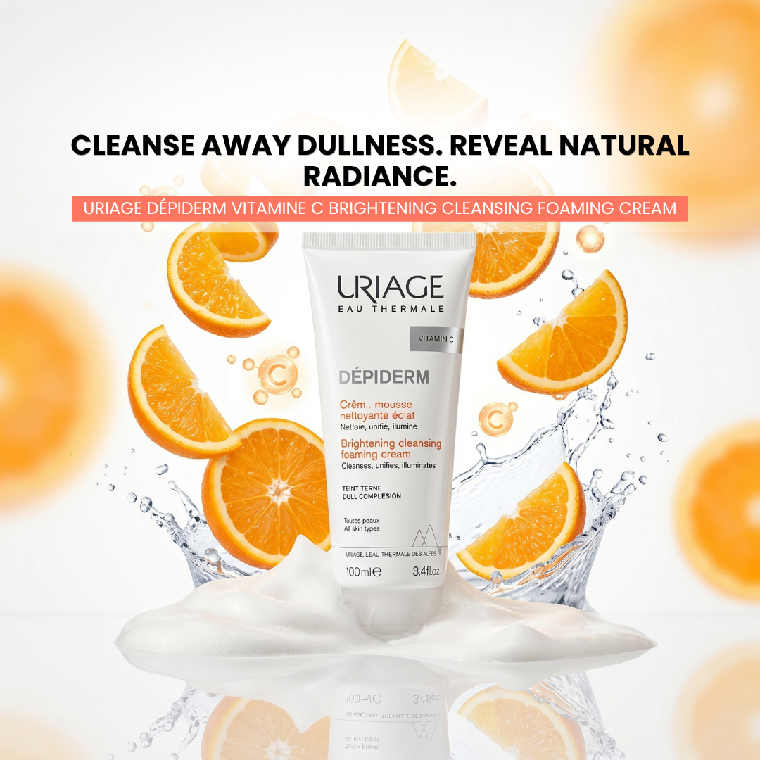 Uriage Dépiderm Vitamin C Brightening Cleansing Foaming Cream