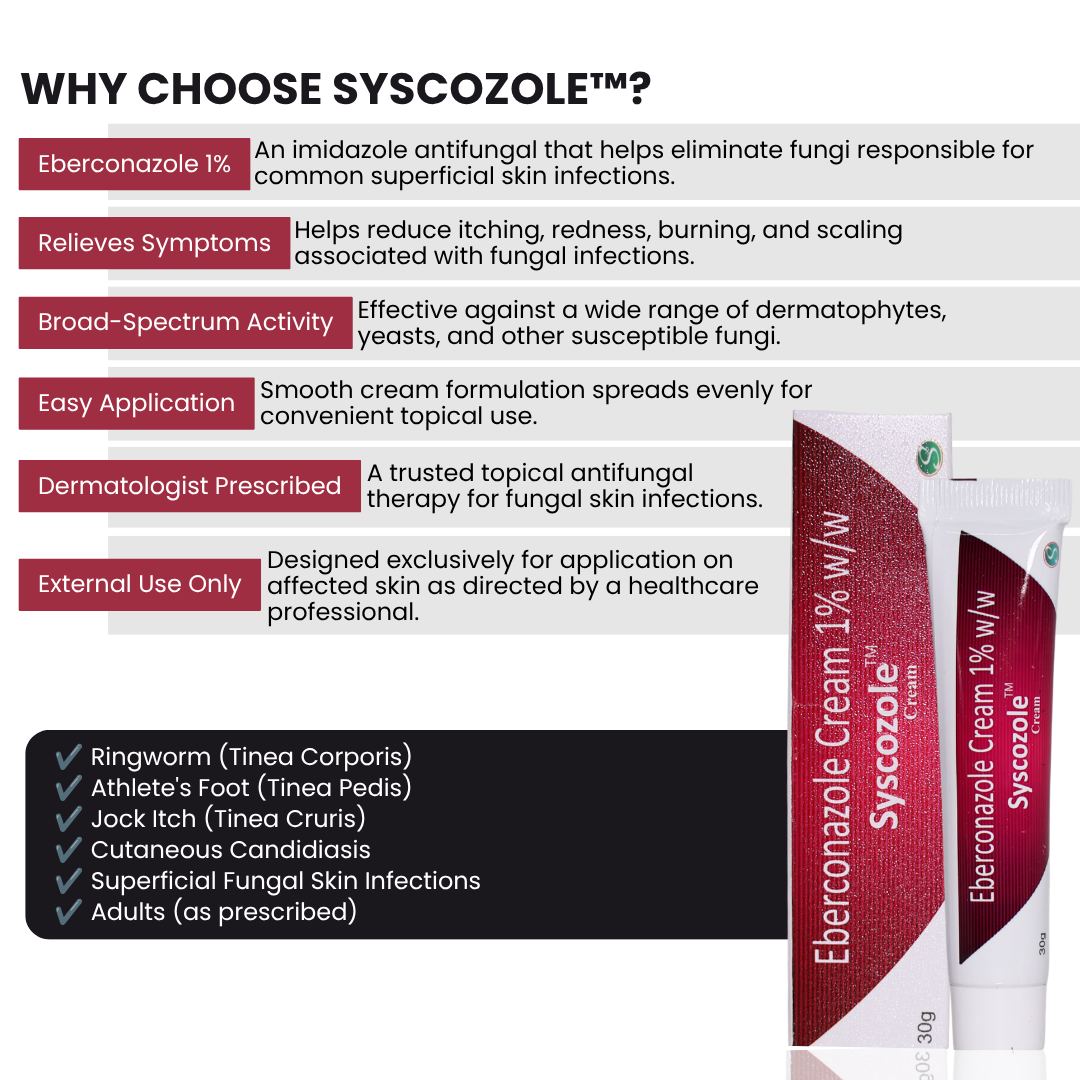 Syscozole 1%W/W Cream Prescription drug  Trailing icon